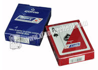 Cartões marcados do póquer do plástico do EPT de Bélgica Copag com índice do jumbo 2 do tamanho do póquer