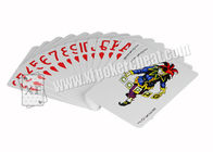 Cartões marcados do póquer do plástico do EPT de Bélgica Copag com índice do jumbo 2 do tamanho do póquer