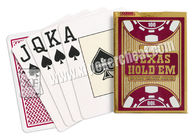 Brasil Copag tamanho Texas plástico Holdem vermelho/preto do póquer marcou cartões do póquer