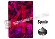 Bônus plástico PlayingCards invisível dos cartões de jogo para a fraude do póquer das lentes de contato