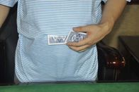 Camisa de algodão curto da luva do dispositivo da fraude do póquer de Proessional para o cartão de jogo