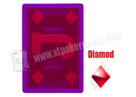 Cartões de jogo invisíveis de papel de ASTORIA do póquer mágico com a fraude de jogo da tinta invisível