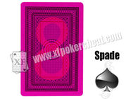 Cartões marcados invisíveis de papel da ponte 575 dos cartões de jogo do casino para a fraude do póquer das lentes de contato