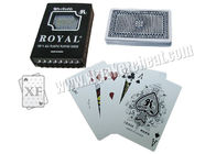 Cartão plástico do póquer do osso real de Taiwan para o jogo e a mágica com índice de 2 Regular