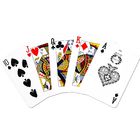 Bata cartões de jogo do tamanho da ponte dos suportes/o cartão plásticos de jogo fraude do póquer