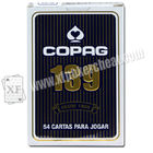Fraude de jogo Copag 139 cartões de jogo invisíveis marcados do papel para lentes de contato UV