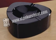 Câmera cerâmica preta do cinzeiro para a câmera do cinzeiro do analisador/cigarro do póquer