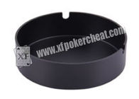 Câmera cerâmica preta do cinzeiro para a câmera do cinzeiro do analisador/cigarro do póquer
