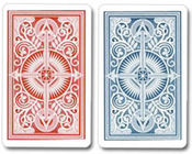 Do índice enorme plástico do tamanho do póquer do vermelho azul da seta de Kem cartões de jogo de jogo dos suportes