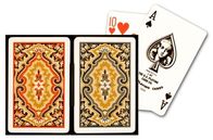Cartões de jogo plásticos marcados recicláveis da seta de Paisley Kem do varredor do póquer