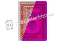 Cartões de jogo marcados do índice do plástico 4 de China 100% póquer enorme para a fraude do póquer