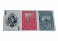 Os cartões marcados do póquer de Taiwan plástico real, desvanecem-se cartões de jogo de engano resistentes