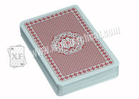 Plataforma dobro estreita vermelha dos cartões de jogo de Piatnik do índice do papel dos jogos do casino