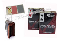 Fournier 2800 cartões de jogo de engano marcados plástico do jumbo para o analisador do póquer