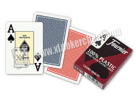 Fournier 2800 cartões de jogo de engano marcados plástico do jumbo para o analisador do póquer