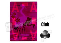 Cartões marcados de jogo invisíveis de papel do néon 71 da fraude do jogo para a fraude do póquer