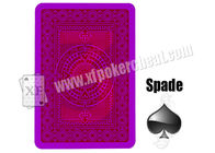Cartões de jogo marcados plástico do póquer do acetato da platina de Modiano do italiano