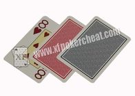 2 cartões de jogo de jogo do tamanho do póquer do no. 2800 dos suportes do índice enorme