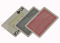 Espanhol Fournier 2826 plataformas de jogo plásticas do vermelho azul 2 de cartões de jogo dos suportes