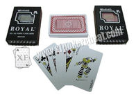 Cartões 100% plásticos reais do póquer de Taiwan que jogam suportes para o truque mágico