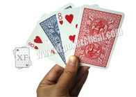 O plástico Olden Modiano do troféu de Itália marcou os cartões do póquer vermelhos \ azul para o póquer Scaner