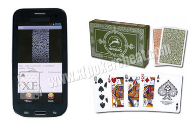 Cartões de jogo marcados do póquer do clube de ponte de Itália Modiano Ramino para o analisador do póquer