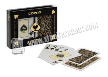 O póquer marcado do clube de Copag do tamanho da ponte carda cartões de jogo de engano do casino