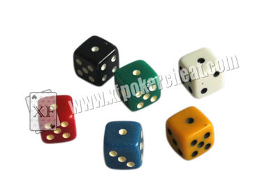 Os dados mágicos do casino plástico colorido/os dados truque mágico para a onda de rádio cortam o Predictor