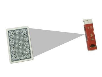 Câmera plástica do isqueiro da exploração automática para fazer a varredura de cartões de jogo marcados invisíveis