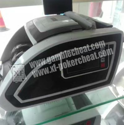 Câmera do filtro da máquina do dinheiro para ver os cartões de jogo marcados da tinta invisível que não vistos pela luz UV