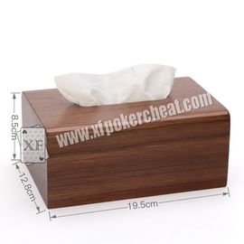 O varredor do pôquer/câmera de caixa de madeira do tecido para o analisador do pôquer marcou cartões
