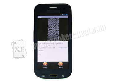 Analisador preto inglês do cartão do póquer da galáxia de Samsung com laço/fone de ouvido de Bluetooth