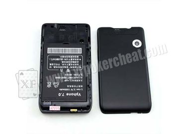 Leitor de cartão preto do póquer do lítio V68 do russo bateria de 3,7 volts para o engano do casino