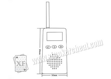 Acessórios de jogo 468 receptor e orador audio sem fio modelo do casino
