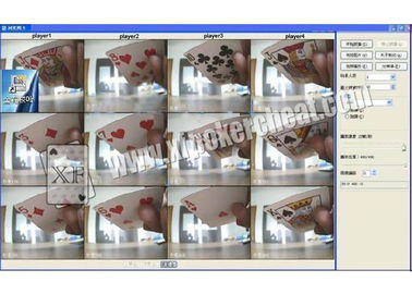 Software de análise de engano do póquer dos dispositivos do casino para o analisador do cartão do póquer